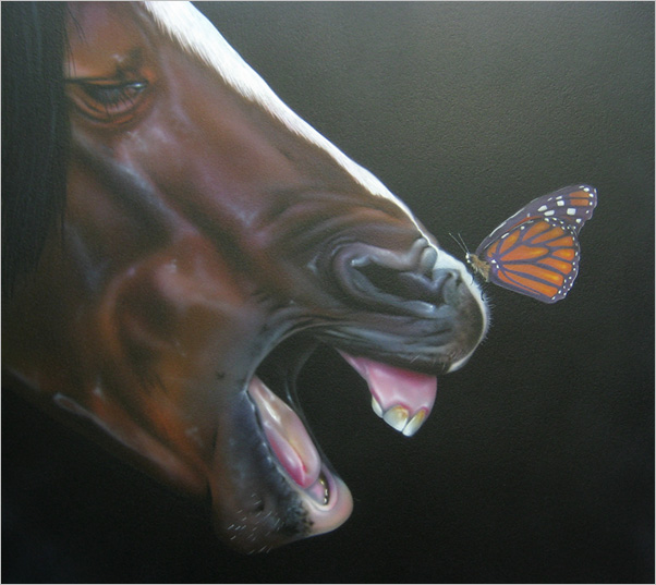 Horse & Butterfly