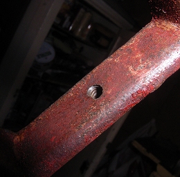 And the other end is threaded
