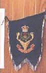 reverse of a banner of the Queen's Own Highlanders (Seaforths and Cameron) c 1980
