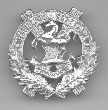 Bonnet Badge of The Liverpool Scottish (10th King's and present day)