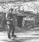 Muirhead Bone 'The Dugout' Detail
