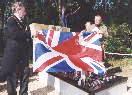 The memorial is unveiled at Hooge by the Lord Mayor of Liverpool and the Burgemeester of Ieper