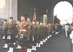 V (The Liverpool Scottish) Company at the Menin Gate