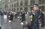 An element of the Pipes and Drums played in the Grote Markt (Market Square) in Ieper 29/07/00 Crown Copyright