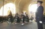 Crown Copyright: The Pipes and Drums march off following the Menin Gate Last Post Ceremony 29/07/00