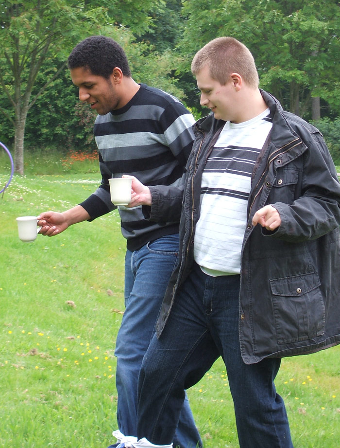 three legged race