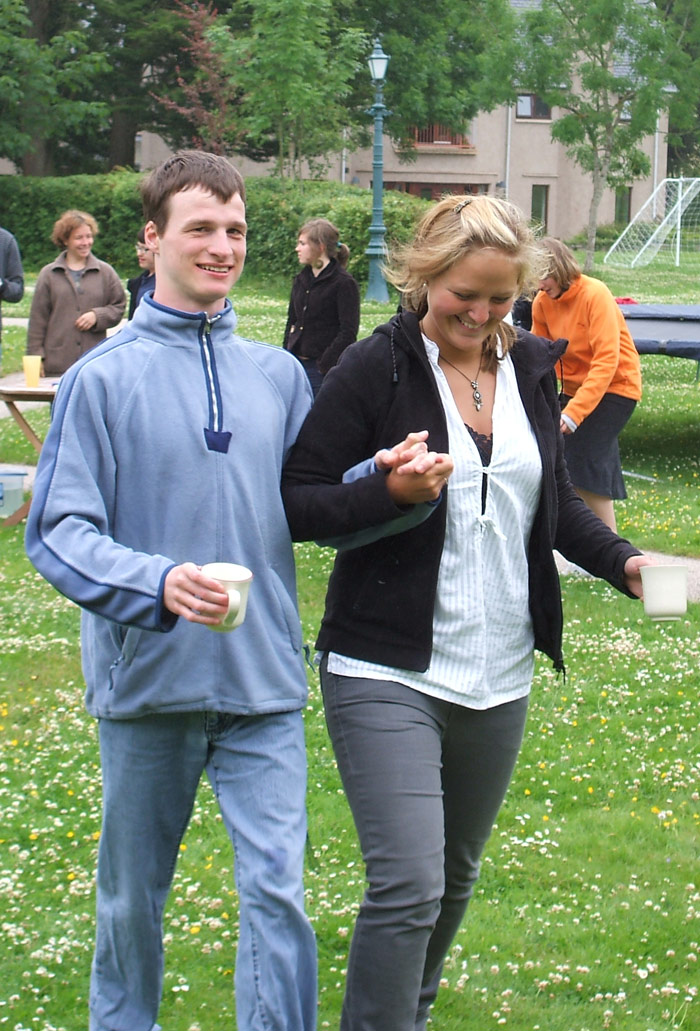 three legged race