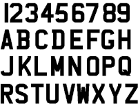 Character fonts