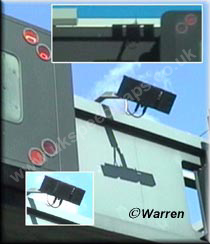 ANPR, Twin system, in use on the M25 Copyright © Steve Warren