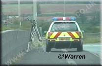 ANPR roadside unit, Twin system, in this case it was being used on the A38 Nr. Burton upon Trent    Copyright © Steve Warren