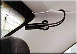 ProViDa, View of rear camera inside car. Copyright © Steve Warren.